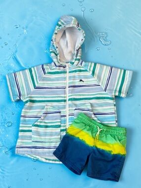 Hooded Terry Cover-Up 3t Bundle